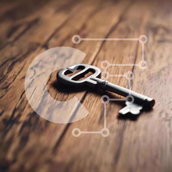 Intra Συλλεκτικό Ξύλινο Παζλ Plywood  4mm - Χαμένο κλειδί στο παλιό ξύλινο τραπέζι Σε Ξύλινο Κουτί - Διαστάσεις: 10x10 cm – 25 κομμάτια