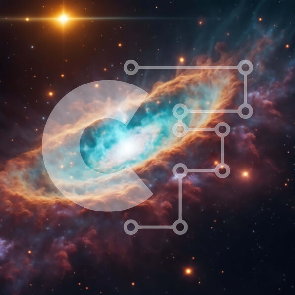 Intra Συλλεκτικό Ξύλινο Παζλ Plywood  4mm - Νεφέλωμα δακτυλίου στον νότιο αστερισμό της Λύρας Σε Ξύλινο Κουτί - Διαστάσεις Puzzle: 10x10 cm – 25 κομμάτια