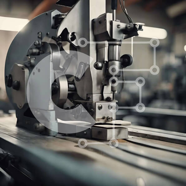 Intra Συλλεκτικό Ξύλινο Παζλ Plywood  4mm - Βιομηχανική Ραπτομηχανή στο Εργοστάσιο Σε Ξύλινο Κουτί - Διαστάσεις Puzzle: 10x10 cm – 25 κομμάτια