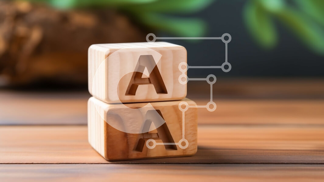 Intra Συλλεκτικό Ξύλινο Παζλ Plywood  4mm - Ξύλινο μπλοκ με σκαλιστά γράμματα 'a' και 'r' Σε Ξύλινο Κουτί - Διαστάσεις: 10x10 cm – 25 κομμάτια