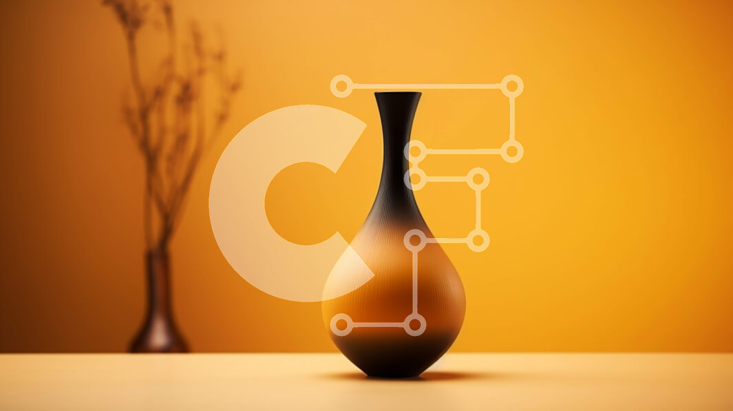 Intra Συλλεκτικό Ξύλινο Παζλ Plywood  4mm - Σκούρο βάζο με φυτό σε τραπέζι Σε Ξύλινο Κουτί - Διαστάσεις Puzzle: 10x10 cm – 25 κομμάτια