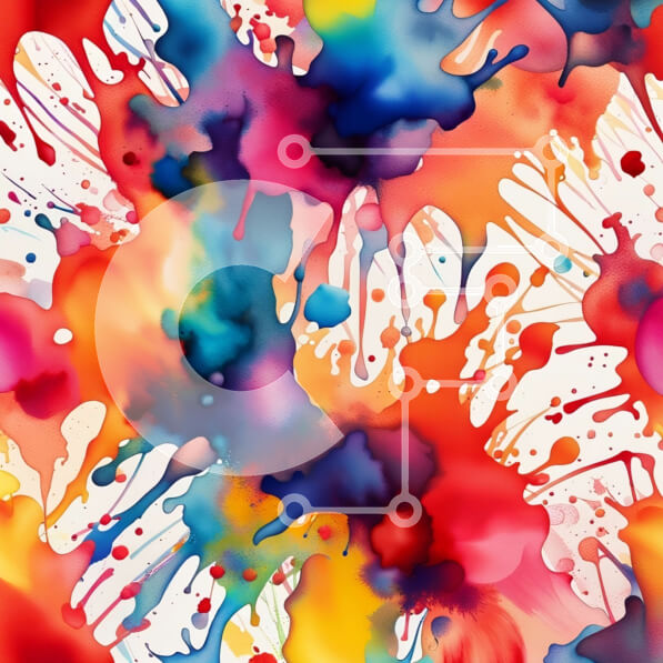 Intra Συλλεκτικό Ξύλινο Παζλ Plywood  4mm - Ζωντανή αφηρημένη ζωγραφική με πολύχρωμες πιτσιλιές χρωμάτων Σε Ξύλινο Κουτί - Διαστάσεις Puzzle: 10x10 cm – 25 κομμάτια