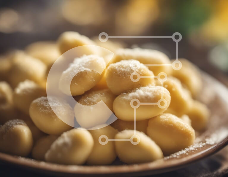 Σετ των 2 Intra Συλλεκτικό Ξύλινο Παζλ Plywood  4mm - Μπολ με μικρές λευκές μπάλες σε ένα ξύλινο τραπέζι Σε Ξύλινο Κουτί - Διαστάσεις: 10x10 cm – 25 κομμάτια