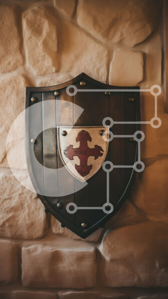 Intra Συλλεκτικό Ξύλινο Παζλ Plywood  4mm - Μεταλλική ασπίδα στον τοίχο Σε Ξύλινο Κουτί - Διαστάσεις: 10x10 cm – 25 κομμάτια