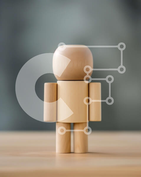 Intra Συλλεκτικό Ξύλινο Παζλ Plywood  4mm - Μοναδική και δημιουργική ξύλινη φιγούρα στο τραπέζι Σε Ξύλινο Κουτί - Διαστάσεις: 10x10 cm – 25 κομμάτια