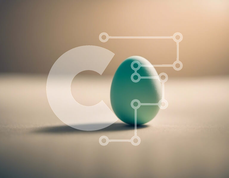 Intra Συλλεκτικό Ξύλινο Παζλ Plywood  4mm - Ενιαίο τυρκουάζ αυγό στο τραπέζι Σε Ξύλινο Κουτί - Διαστάσεις Puzzle: 10x10 cm – 25 κομμάτια