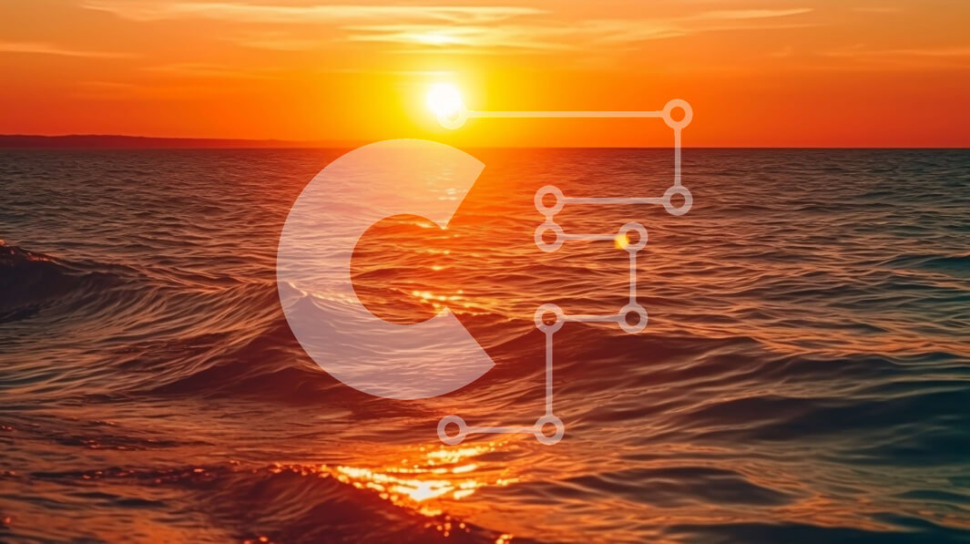 Intra Συλλεκτικό Ξύλινο Παζλ Plywood  4mm - Όμορφο ηλιοβασίλεμα πάνω από τον ωκεανό με τα κύματα να συντρίβουν στην ακτή Σε Ξύλινο Κουτί - Διαστάσεις: 10x10 cm – 25 κομμάτια