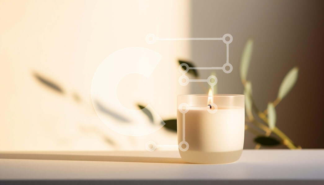 Intra Συλλεκτικό Ξύλινο Παζλ Plywood  4mm - Μονό κερί και κλαδί ελιάς στο τραπέζι Σε Ξύλινο Κουτί - Διαστάσεις Puzzle: 10x10 cm – 25 κομμάτια