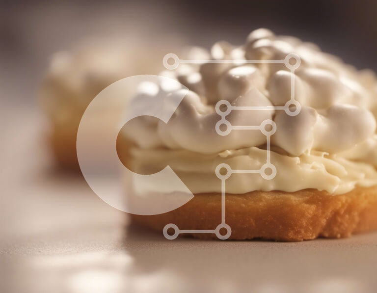 Σετ των 2 Intra Συλλεκτικό Ξύλινο Παζλ Plywood  4mm - Λαχταριστά γλυκά με σαντιγί και μαρέγκα Σε Ξύλινο Κουτί - Διαστάσεις: 10x10 cm – 25 κομμάτια