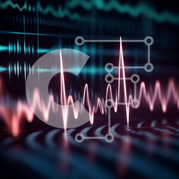 Intra Συλλεκτικό Ξύλινο Παζλ Plywood  4mm - Εκπληκτική οπτική αναπαράσταση ίχνους ηλεκτροκαρδιογραφήματος (ΗΚΓ). Σε Ξύλινο Κουτί - Διαστάσεις Puzzle: 10x10 cm – 25 κομμάτια