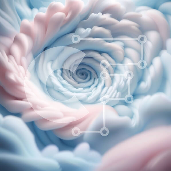 Σετ των 2 Intra Συλλεκτικό Ξύλινο Παζλ Plywood  4mm - Εκπληκτική κινηματογράφηση σε πρώτο πλάνο ενός λευκού και μπλε τριαντάφυλλου Σε Ξύλινο Κουτί - Διαστάσεις: 10x10 cm – 25 κομμάτια