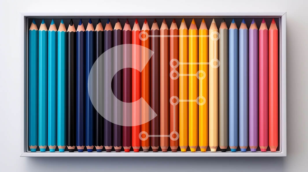 Intra Συλλεκτικό Ξύλινο Παζλ Plywood  4mm - Πολύχρωμο μολυβοκούτι με ποικιλία από μάρκες και χρώματα Σε Ξύλινο Κουτί - Διαστάσεις Puzzle: 10x10 cm – 25 κομμάτια