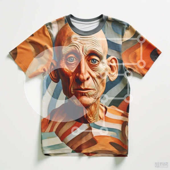 Intra Συλλεκτικό Ξύλινο Παζλ Plywood  4mm - Πορτρέτο ενός σοβαρού ηλικιωμένου άνδρα με επαγγελματική ενδυμασία Σε Ξύλινο Κουτί - Διαστάσεις Puzzle: 10x10 cm – 25 κομμάτια