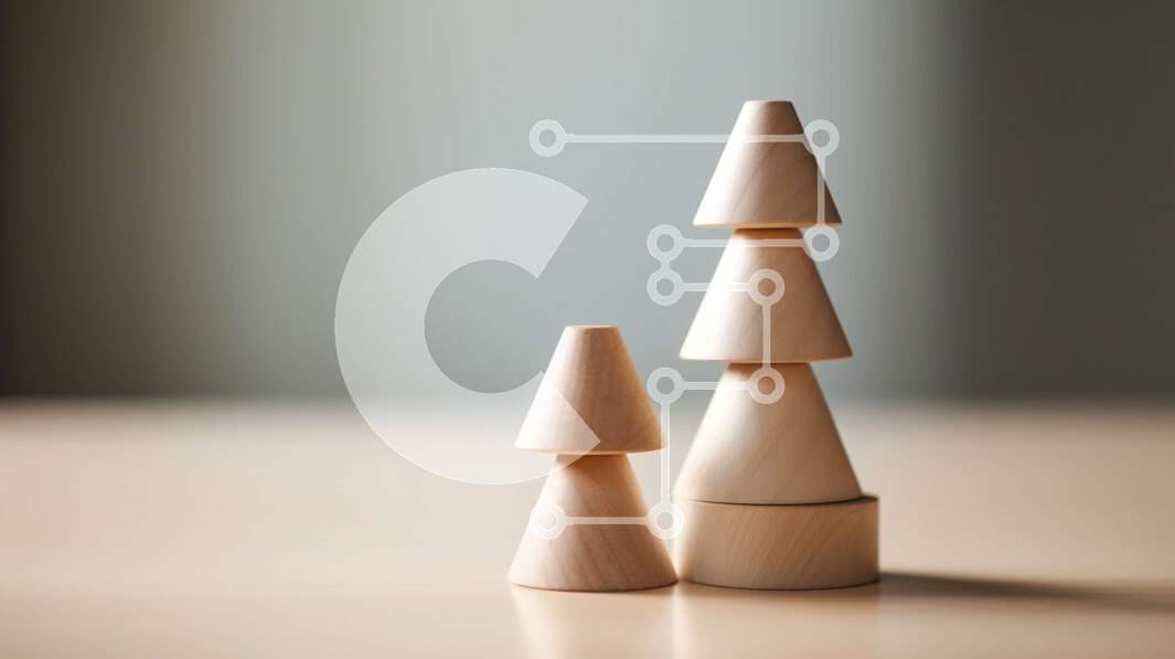 Intra Συλλεκτικό Ξύλινο Παζλ Plywood  4mm - Πυραμίδα ξύλινων μπλοκ στο τραπέζι Σε Ξύλινο Κουτί - Διαστάσεις: 10x10 cm – 25 κομμάτια