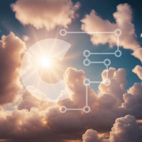 Intra Συλλεκτικό Ξύλινο Παζλ Plywood  4mm - Ήλιος που λάμπει μέσω του συννεφιασμένου ουρανού Σε Ξύλινο Κουτί - Διαστάσεις Puzzle: 10x10 cm – 25 κομμάτια