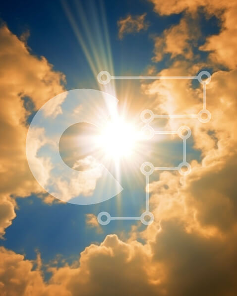 Intra Συλλεκτικό Ξύλινο Παζλ Plywood  4mm - Όμορφη εικόνα μιας ηλιόλουστης ημέρας με μπλε ουρανό και λευκά σύννεφα Σε Ξύλινο Κουτί - Διαστάσεις Puzzle: 10x10 cm – 25 κομμάτια