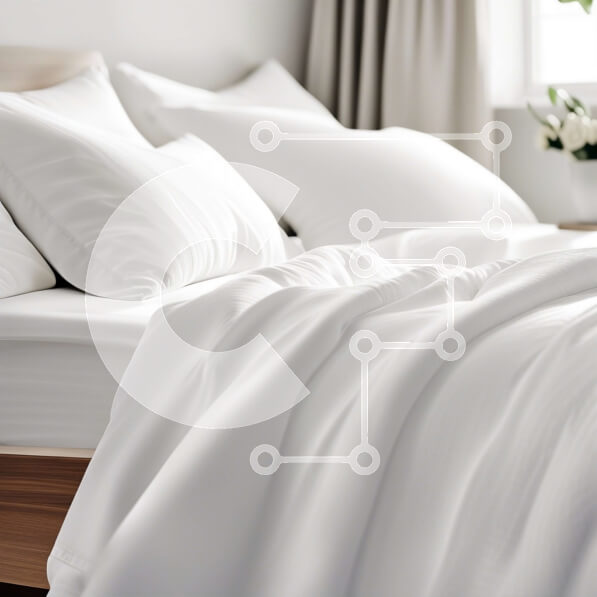 Intra Συλλεκτικό Ξύλινο Παζλ Plywood  4mm - Καθαρό και άνετο κρεβάτι με λευκά σεντόνια και μαξιλάρια Σε Ξύλινο Κουτί - Διαστάσεις Puzzle: 10x10 cm – 25 κομμάτια