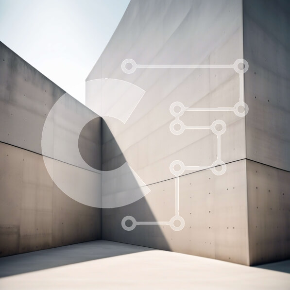 Intra Συλλεκτικό Ξύλινο Παζλ Plywood  4mm - Ανθεκτική υφή τοίχου από σκυρόδεμα - φόντο βιομηχανικού κτιρίου Σε Ξύλινο Κουτί - Διαστάσεις Puzzle: 10x10 cm – 25 κομμάτια