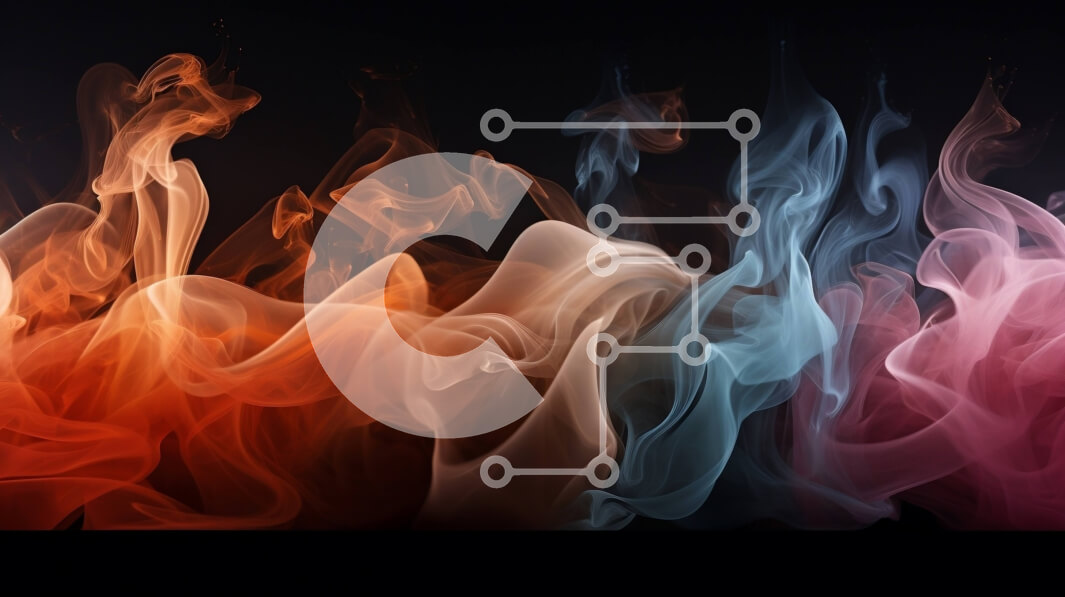 Intra Συλλεκτικό Ξύλινο Παζλ Plywood  4mm - Πολύχρωμα σύννεφα καπνού ή ατμού σε μαύρο φόντο Σε Ξύλινο Κουτί - Διαστάσεις Puzzle: 10x10 cm – 25 κομμάτια