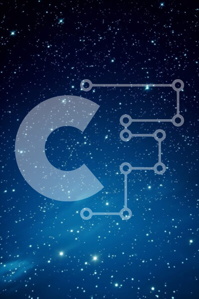 Σετ των 2 Intra Συλλεκτικό Ξύλινο Παζλ Plywood  4mm - Εκπληκτική εικόνα ενός καθαρού νυχτερινού ουρανού με φωτεινά αστέρια Σε Ξύλινο Κουτί - Διαστάσεις: 10x10 cm – 25 κομμάτια