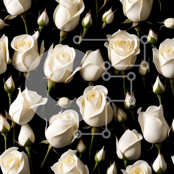 Intra Συλλεκτικό Ξύλινο Παζλ Plywood  4mm - Όμορφη κινηματογράφηση σε πρώτο πλάνο ενός λευκού τριαντάφυλλου σε μαύρο φόντο Σε Ξύλινο Κουτί - Διαστάσεις: 10x10 cm – 25 κομμάτια