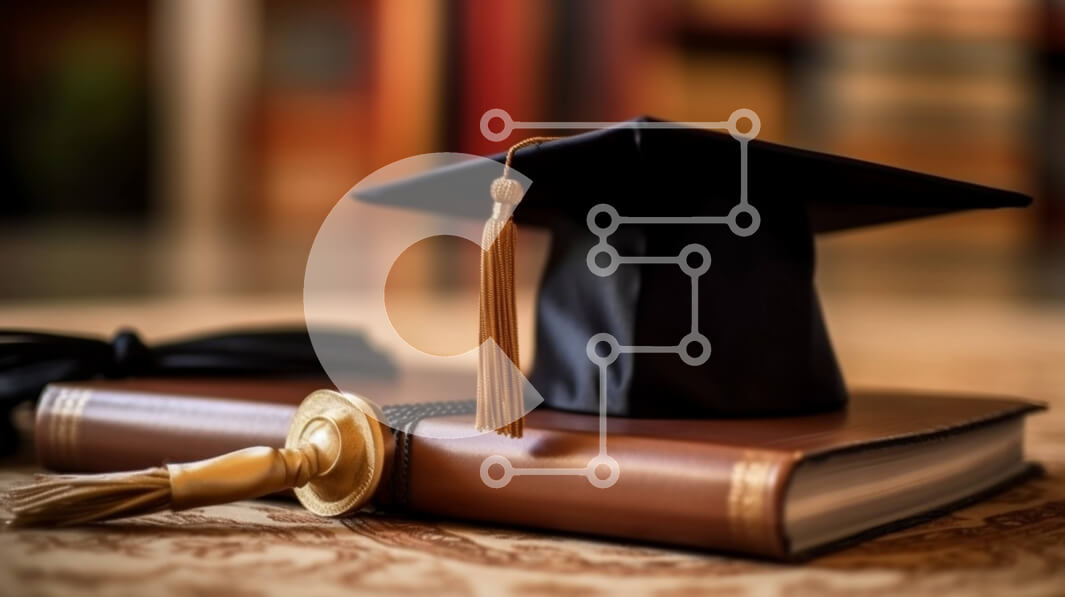 Intra Συλλεκτικό Ξύλινο Παζλ Plywood  4mm - Καπάκι και δίπλωμα αποφοίτησης στον ξύλινο πίνακα - Φωτογραφία Αρχείου Εκπαίδευσης Σε Ξύλινο Κουτί - Διαστάσεις Puzzle: 10x10 cm – 25 κομμάτια