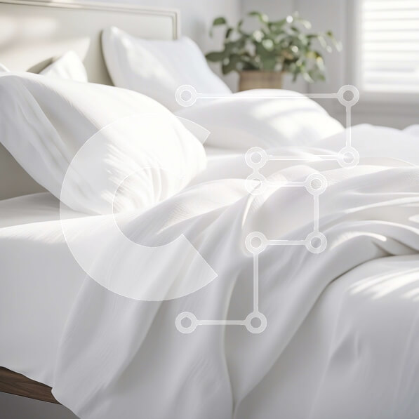 Intra Συλλεκτικό Ξύλινο Παζλ Plywood  4mm - Τακτοποιημένο κρεβάτι με λευκά σεντόνια και μαξιλάρια σε ένα καλά φωτισμένο δωμάτιο Σε Ξύλινο Κουτί - Διαστάσεις Puzzle: 10x10 cm – 25 κομμάτια