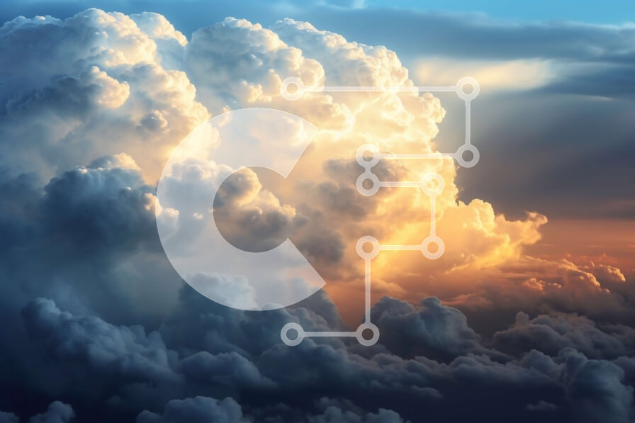 Intra Συλλεκτικό Ξύλινο Παζλ Plywood  4mm - Σχηματισμός αιθέριου σύννεφου στο ηλιοβασίλεμα Σε Ξύλινο Κουτί - Διαστάσεις Puzzle: 10x10 cm – 25 κομμάτια