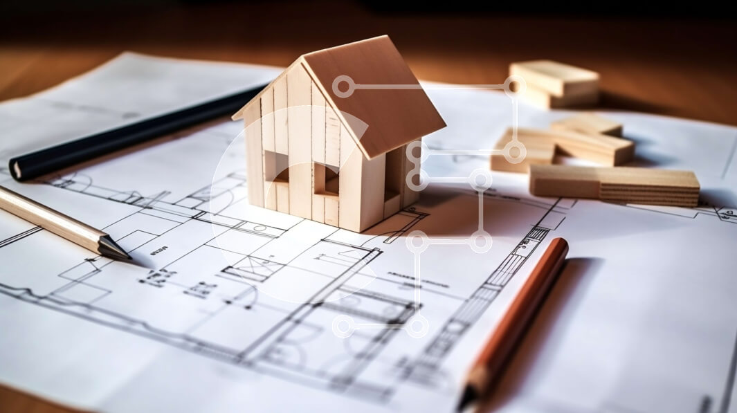 Intra Συλλεκτικό Ξύλινο Παζλ Plywood  4mm - Μακέτα ξύλινου σπιτιού σε αρχιτεκτονικά σχέδια Σε Ξύλινο Κουτί - Διαστάσεις Puzzle: 10x10 cm – 25 κομμάτια