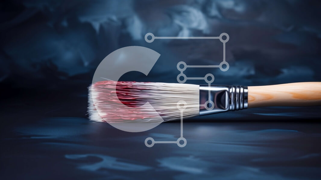 Intra Συλλεκτικό Ξύλινο Παζλ Plywood  4mm - Κόκκινο και λευκό πινέλο για βάψιμο και διακόσμηση Σε Ξύλινο Κουτί - Διαστάσεις Puzzle: 10x10 cm – 25 κομμάτια