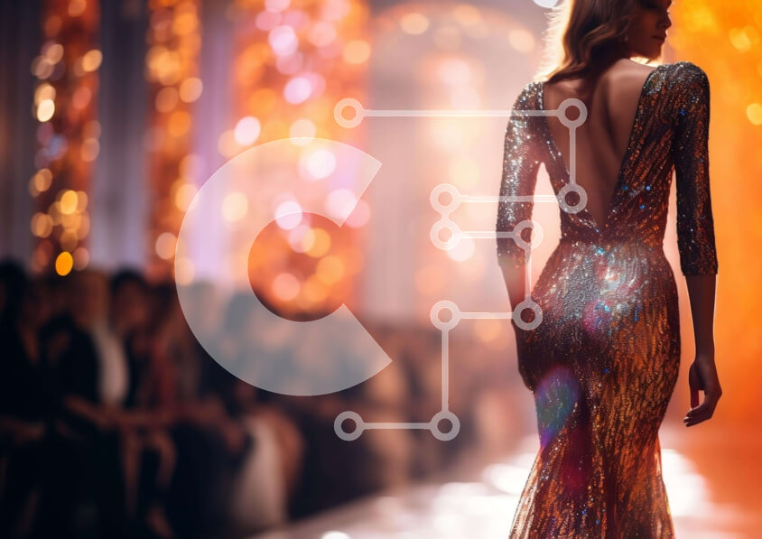 Intra Συλλεκτικό Ξύλινο Παζλ Plywood  4mm - Κομψό μακρυμάνικο φόρεμα Runway Walk Σε Ξύλινο Κουτί - Διαστάσεις Puzzle: 10x10 cm – 25 κομμάτια