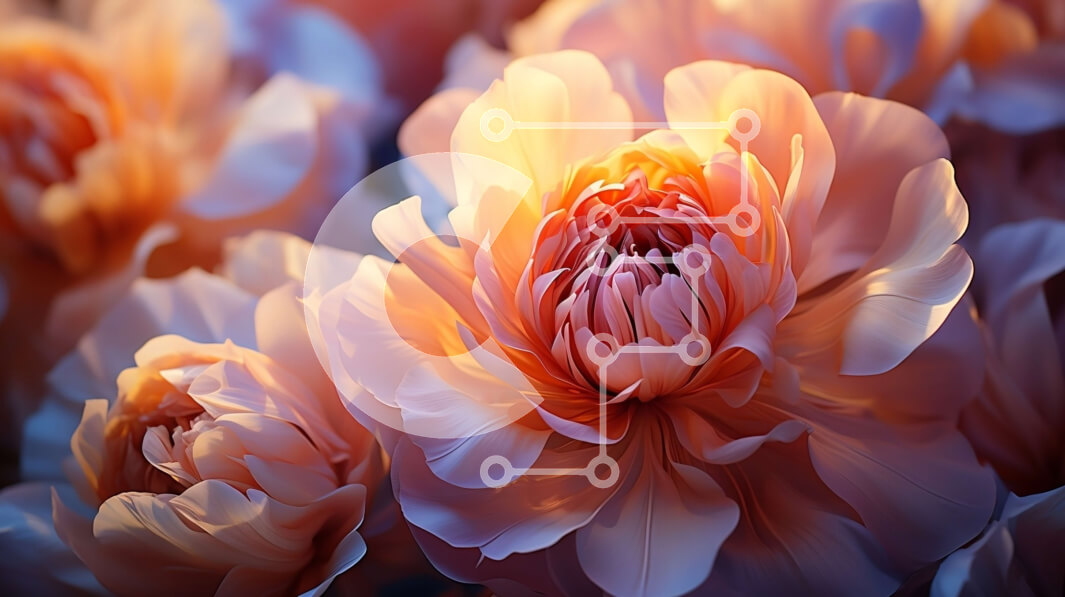 Σετ των 2 Intra Συλλεκτικό Ξύλινο Παζλ Plywood  4mm - Όμορφη εικόνα με ροζ τριαντάφυλλα σε πλήρη άνθιση Σε Ξύλινο Κουτί - Διαστάσεις: 10x10 cm – 25 κομμάτια