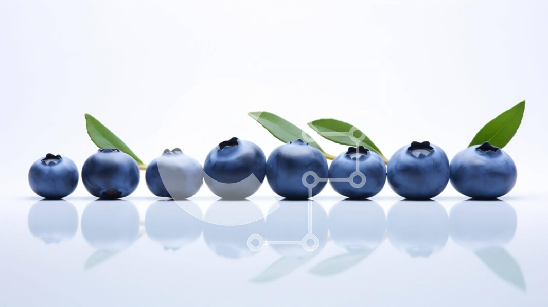 Σετ των 2 Intra Συλλεκτικό Ξύλινο Παζλ Plywood  4mm - Φρέσκα βατόμουρα με φόντο πράσινα φύλλα Σε Ξύλινο Κουτί - Διαστάσεις: 10x10 cm – 25 κομμάτια