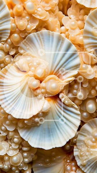 Intra Συλλεκτικό Ξύλινο Παζλ Plywood  4mm - Κομψή και σοφιστικέ κινηματογράφηση σε πρώτο πλάνο λευκών μαργαριταριών Σε Ξύλινο Κουτί - Διαστάσεις Puzzle: 10x10 cm – 25 κομμάτια