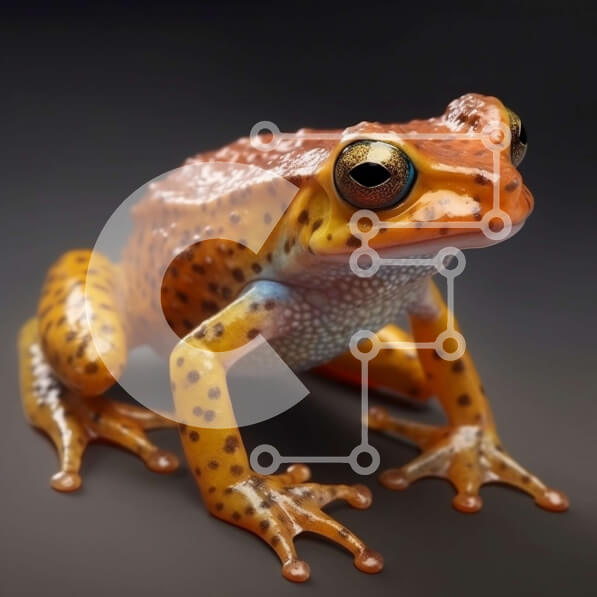 Intra Συλλεκτικό Ξύλινο Παζλ Plywood  4mm - Εκπληκτική κινηματογράφηση σε πρώτο πλάνο ενός Poison Dart Frog σε ένα φύλλο Σε Ξύλινο Κουτί - Διαστάσεις: 10x10 cm – 25 κομμάτια