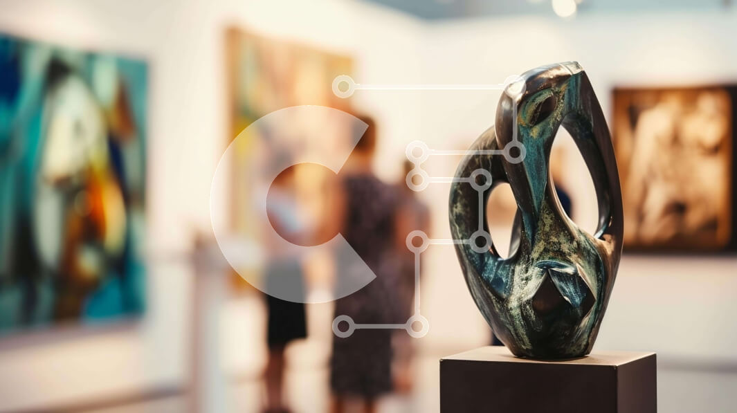 Intra Συλλεκτικό Ξύλινο Παζλ Plywood  4mm - Έκθεση Γλυπτικής στην Πινακοθήκη με Έκθεση Σε Ξύλινο Κουτί - Διαστάσεις Puzzle: 10x10 cm – 25 κομμάτια