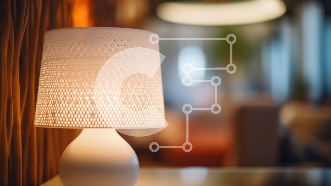 Intra Συλλεκτικό Ξύλινο Παζλ Plywood  4mm - Λευκό επιτραπέζιο φωτιστικό σε ξύλινο τραπέζι Σε Ξύλινο Κουτί - Διαστάσεις Puzzle: 10x10 cm – 25 κομμάτια