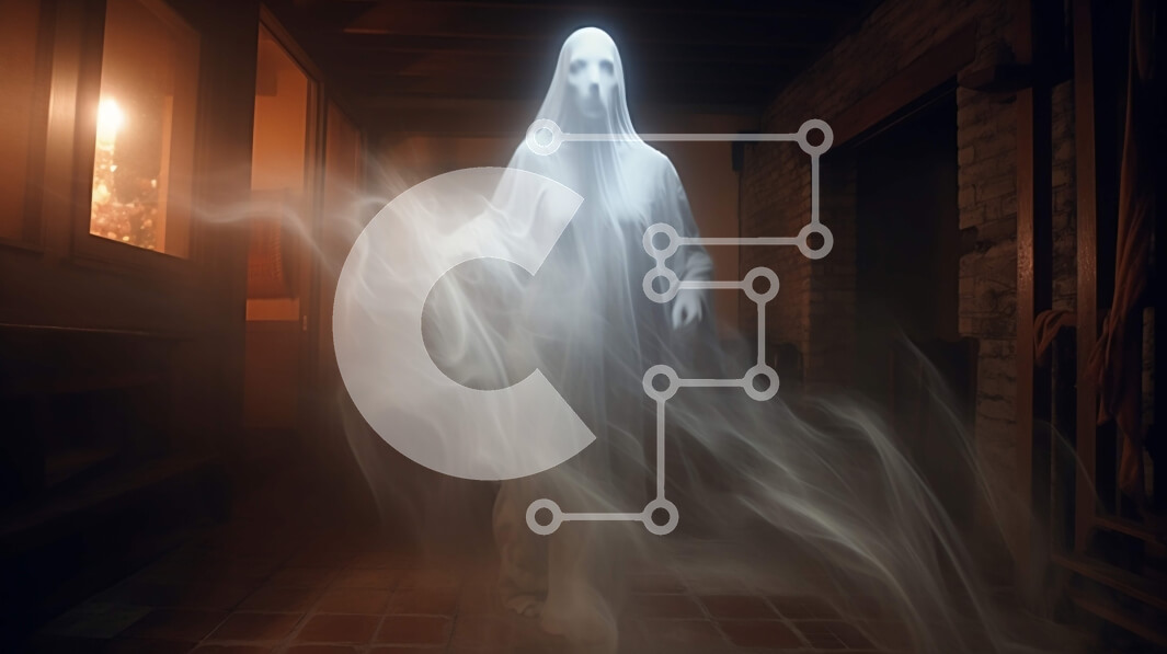 Intra Συλλεκτικό Ξύλινο Παζλ Plywood  4mm - Φάντασμα σε έναν αμυδρά φωτισμένο διάδρομο Σε Ξύλινο Κουτί - Διαστάσεις Puzzle: 10x10 cm – 25 κομμάτια