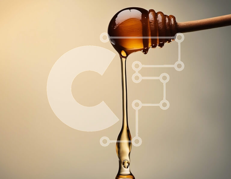 Σετ των 2 Intra Συλλεκτικό Ξύλινο Παζλ Plywood  4mm - Ξύλινο κουτάλι με ρέον μέλι Σε Ξύλινο Κουτί - Διαστάσεις: 10x10 cm – 25 κομμάτια