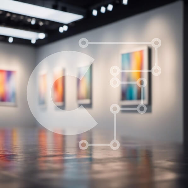 Intra Συλλεκτικό Ξύλινο Παζλ Plywood  4mm - Πολύχρωμοι αφηρημένοι πίνακες στη γκαλερί σύγχρονης τέχνης Σε Ξύλινο Κουτί - Διαστάσεις Puzzle: 10x10 cm – 25 κομμάτια