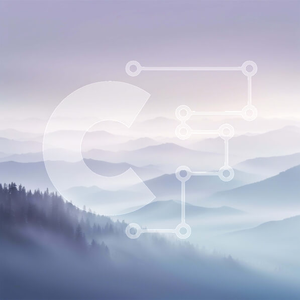 Intra Συλλεκτικό Ξύλινο Παζλ Plywood  4mm - Εκπληκτική θέα της οροσειράς που καλύπτεται από ομίχλη Σε Ξύλινο Κουτί - Διαστάσεις: 10x10 cm – 25 κομμάτια