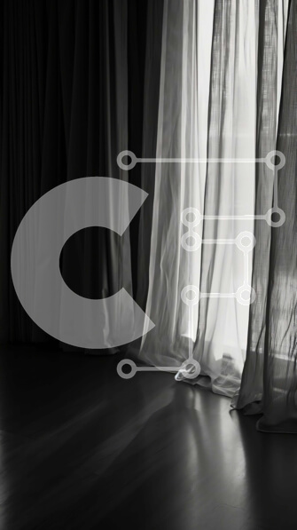 Intra Συλλεκτικό Ξύλινο Παζλ Plywood  4mm - Ασπρόμαυρο δωμάτιο με παράθυρο και καρέκλα με κουρτίνα Σε Ξύλινο Κουτί - Διαστάσεις Puzzle: 10x10 cm – 25 κομμάτια