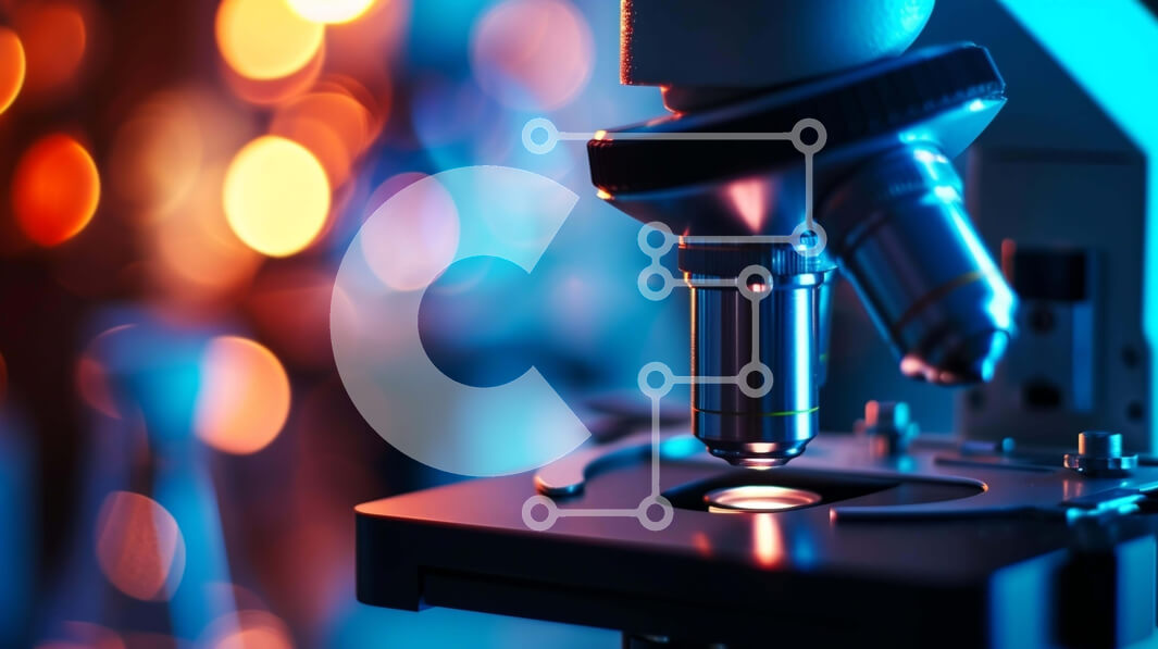 Intra Συλλεκτικό Ξύλινο Παζλ Plywood  4mm - Μικροσκόπιο με φώτα στο φόντο Σε Ξύλινο Κουτί - Διαστάσεις Puzzle: 10x10 cm – 25 κομμάτια