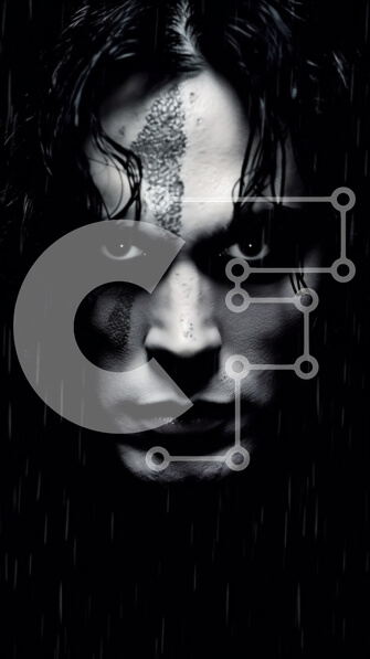 Intra Συλλεκτικό Ξύλινο Παζλ Plywood  4mm - Dark and Brooding: Man Standing in the Rain με δερμάτινο μπουφάν Σε Ξύλινο Κουτί - Διαστάσεις Puzzle: 10x10 cm – 25 κομμάτια