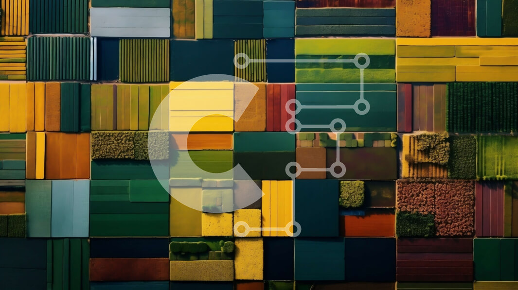 Intra Συλλεκτικό Ξύλινο Παζλ Plywood  4mm - Κοντινή όψη ενός ζεστού και άνετου πάπλωμα με συνονθύλευμα από διαφορετικά χρωματιστά υφάσματα Σε Ξύλινο Κουτί - Διαστάσεις Puzzle: 10x10 cm – 25 κομμάτια