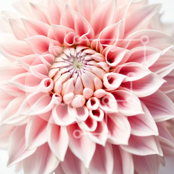 Intra Συλλεκτικό Ξύλινο Παζλ Plywood  4mm - Εκπληκτική κοντινή πλάνο ενός ροζ λουλουδιού με λευκά πέταλα και κίτρινο κέντρο Σε Ξύλινο Κουτί - Διαστάσεις: 10x10 cm – 25 κομμάτια