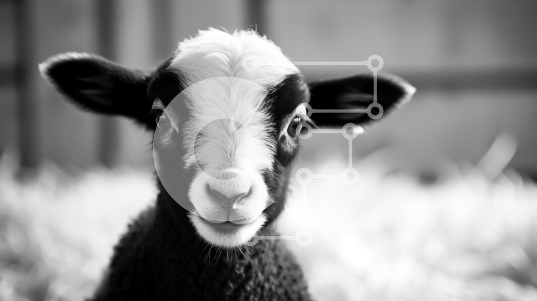 Σετ των 2 Intra Συλλεκτικό Ξύλινο Παζλ Plywood  4mm - Περίεργα πρόβατα στο χορτάρι Σε Ξύλινο Κουτί - Διαστάσεις: 10x10 cm – 25 κομμάτια