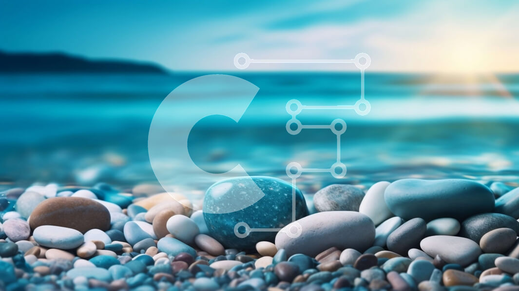 Intra Συλλεκτικό Ξύλινο Παζλ Plywood  4mm - Όμορφο ηλιοβασίλεμα στην παραλία με βράχια και ήρεμα νερά Σε Ξύλινο Κουτί - Διαστάσεις: 10x10 cm – 25 κομμάτια