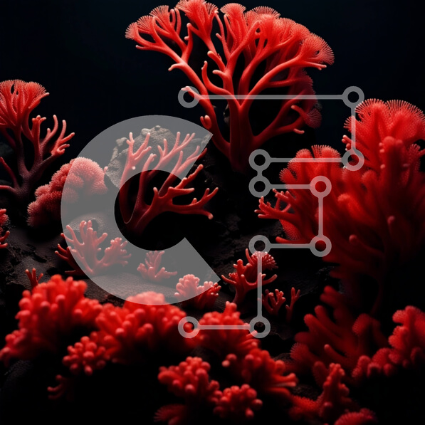 Intra Συλλεκτικό Ξύλινο Παζλ Plywood  4mm - Εκπληκτική εικόνα ενός κόκκινου κοραλλιογενούς υφάλου με ψάρια Σε Ξύλινο Κουτί - Διαστάσεις: 10x10 cm – 25 κομμάτια