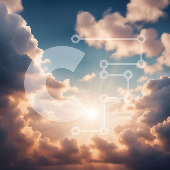 Intra Συλλεκτικό Ξύλινο Παζλ Plywood  4mm - Ήλιος που λάμπει μέσα από σύννεφα στον ουρανό Σε Ξύλινο Κουτί - Διαστάσεις: 10x10 cm – 25 κομμάτια